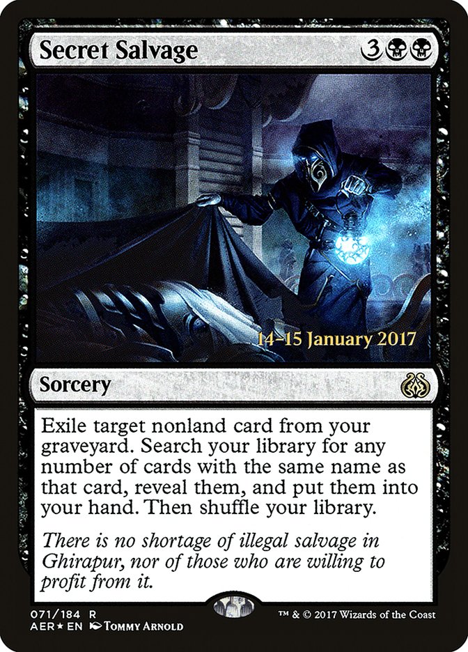 Secret Salvage [Aether Revolt Prerelease Promos] | Boutique FDB TCG