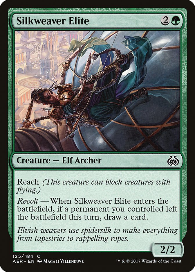 Silkweaver Elite [Aether Revolt] | Boutique FDB TCG