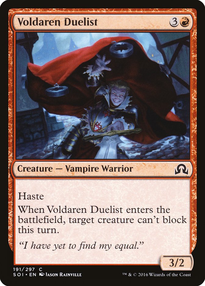 Voldaren Duelist [Shadows over Innistrad] | Boutique FDB TCG