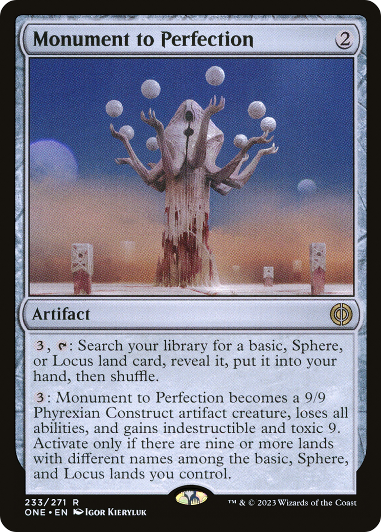 Monument to Perfection [Phyrexia: All Will Be One] | Boutique FDB TCG