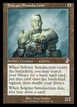 Solemn Simulacrum (Timeshifted) [Time Spiral Remastered] | Boutique FDB TCG