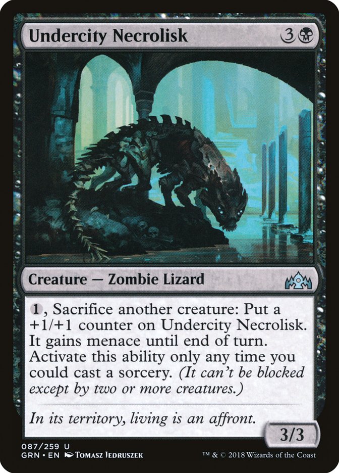 Undercity Necrolisk [Guilds of Ravnica] | Boutique FDB TCG