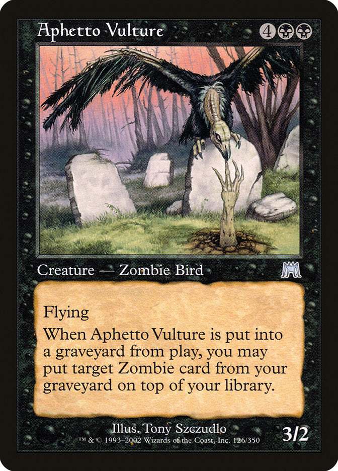 Aphetto Vulture [Onslaught] | Boutique FDB TCG