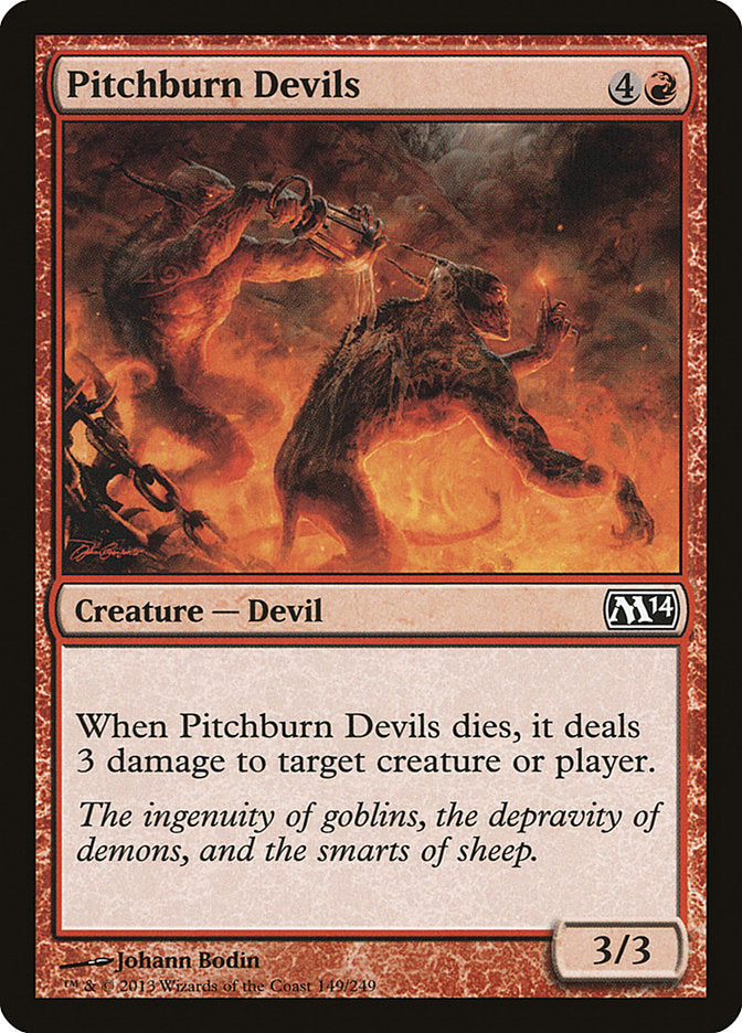 Pitchburn Devils [Magic 2014] | Boutique FDB TCG