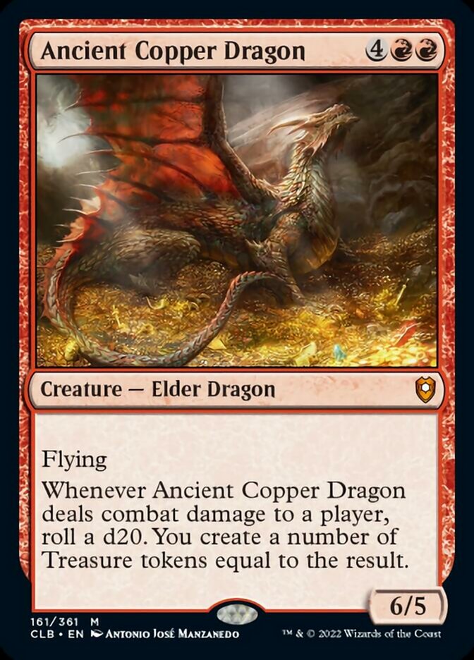 Ancient Copper Dragon [Commander Legends: Battle for Baldur's Gate] | Boutique FDB TCG