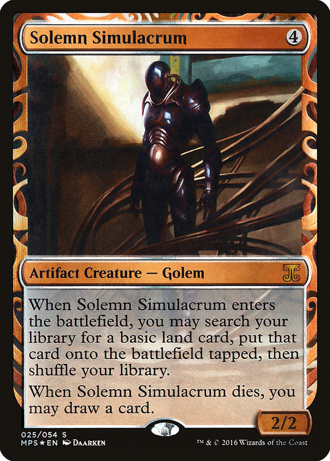 Solemn Simulacrum [Kaladesh Inventions] | Boutique FDB TCG