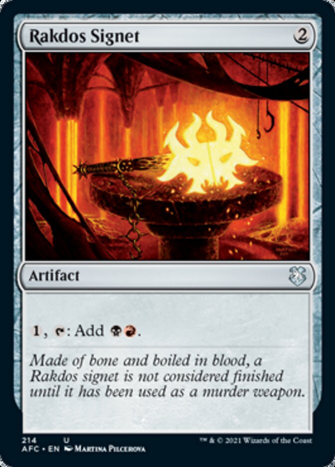 Rakdos Signet [Dungeons & Dragons: Adventures in the Forgotten Realms Commander] | Boutique FDB TCG