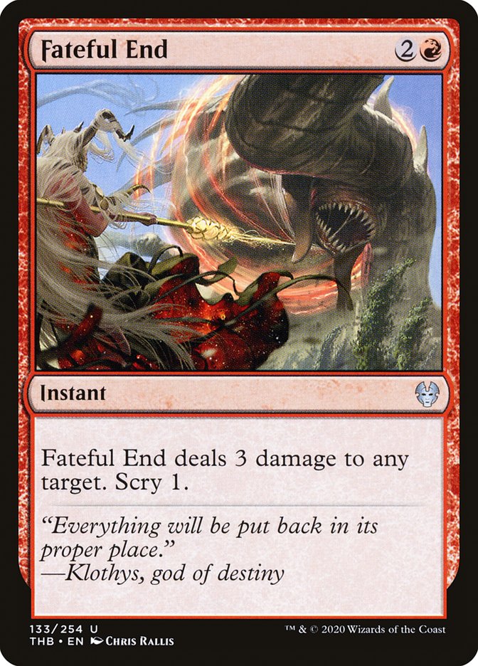 Fateful End [Theros Beyond Death] | Boutique FDB TCG