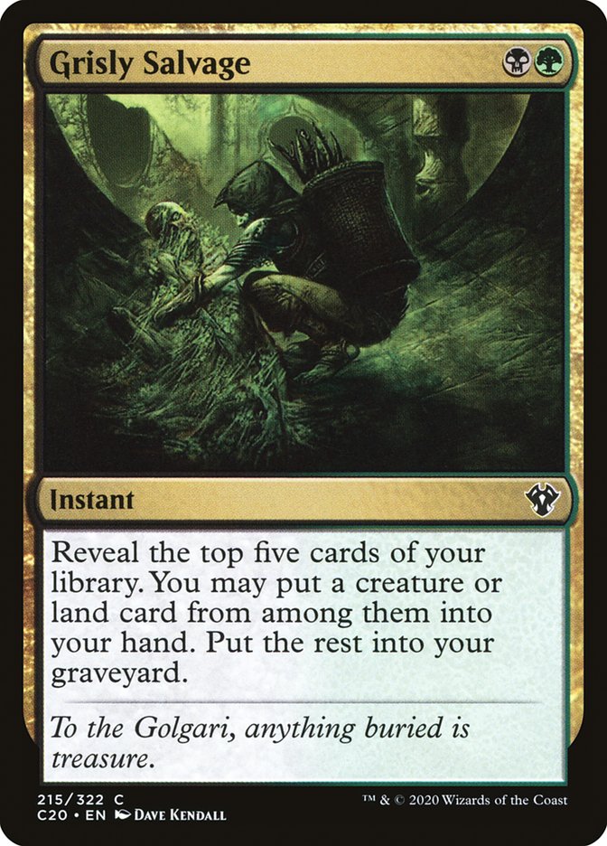 Grisly Salvage [Commander 2020] | Boutique FDB TCG