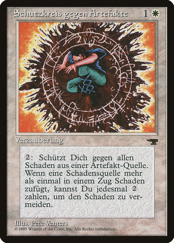 Circle of Protection: Artifacts (German) - "Schutzkreis gegen Artefakte" [Renaissance] | Boutique FDB TCG