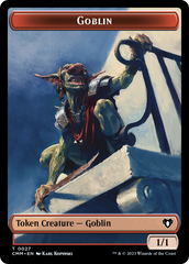 Saproling // Goblin Double-Sided Token [Commander Masters Tokens] | Boutique FDB TCG