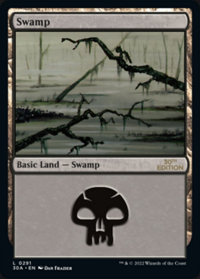 Swamp (291) [30th Anniversary Edition] | Boutique FDB TCG