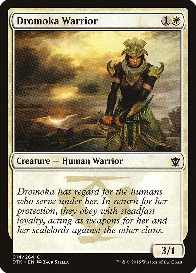 Dromoka Warrior [Dragons of Tarkir] | Boutique FDB TCG
