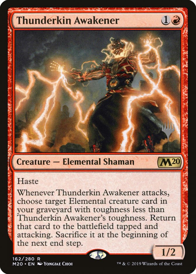 Thunderkin Awakener (Promo Pack) [Core Set 2020 Promos] | Boutique FDB TCG