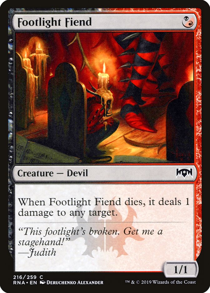 Footlight Fiend [Ravnica Allegiance] | Boutique FDB TCG