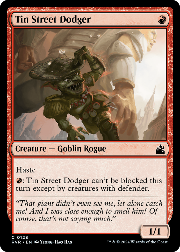 Tin Street Dodger [Ravnica Remastered] | Boutique FDB TCG
