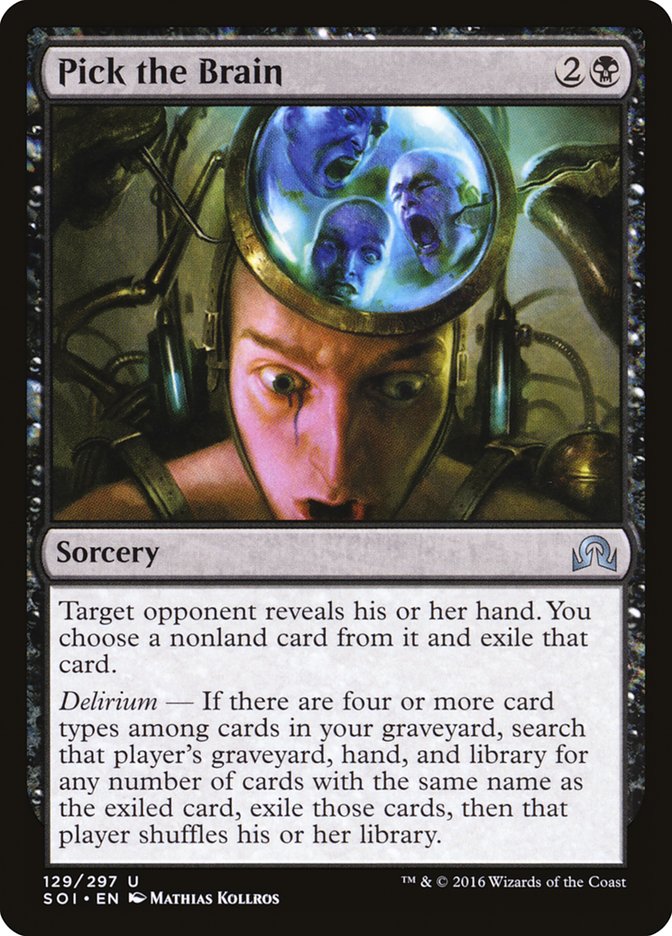 Pick the Brain [Shadows over Innistrad] | Boutique FDB TCG