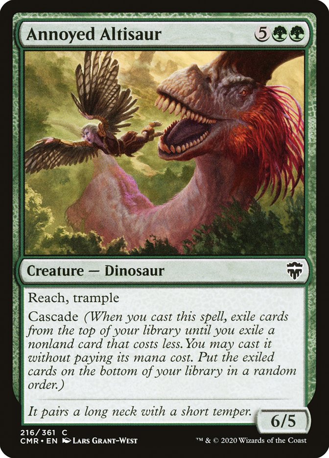 Annoyed Altisaur [Commander Legends] | Boutique FDB TCG