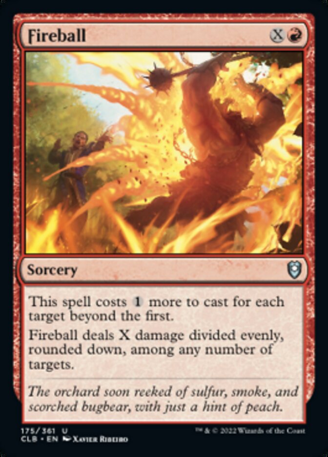 Fireball [Commander Legends: Battle for Baldur's Gate] | Boutique FDB TCG