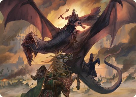 Witch-king, Bringer of Ruin Art Card [The Lord of the Rings: Tales of Middle-earth Art Series] | Boutique FDB TCG