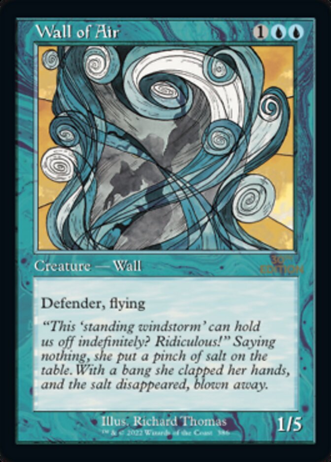 Wall of Air (Retro) [30th Anniversary Edition] | Boutique FDB TCG