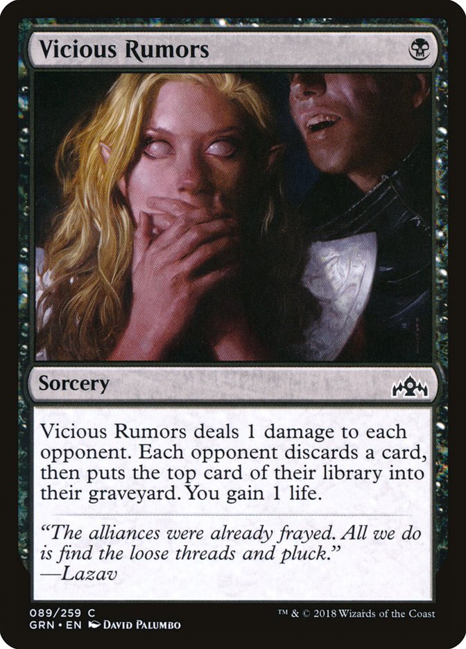 Vicious Rumors [Guilds of Ravnica] | Boutique FDB TCG