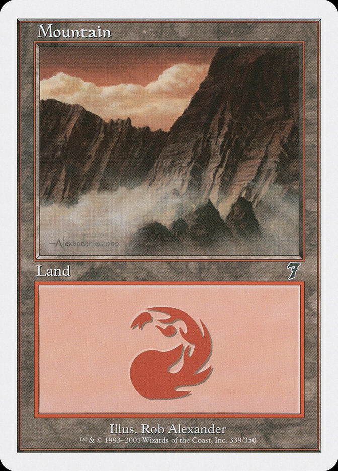 Mountain (339) [Seventh Edition] | Boutique FDB TCG