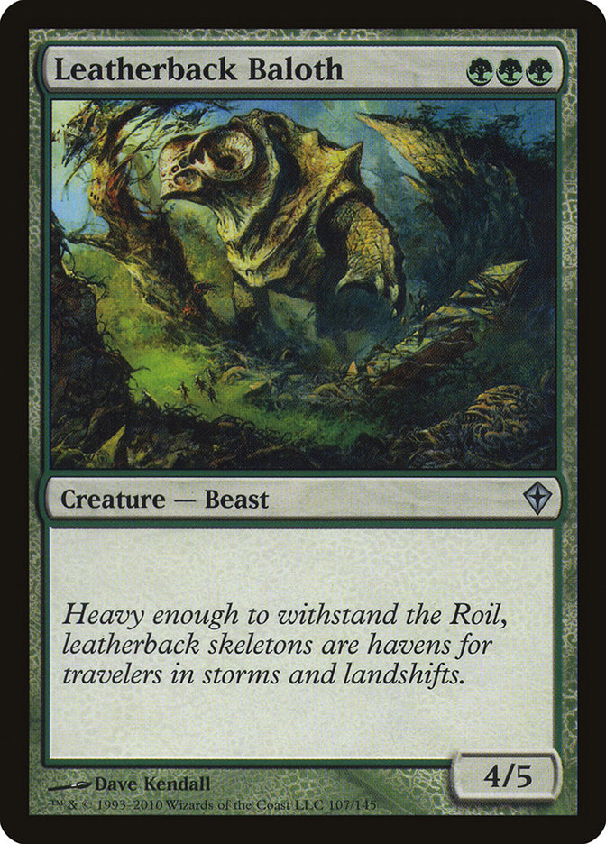 Leatherback Baloth [Worldwake] | Boutique FDB TCG