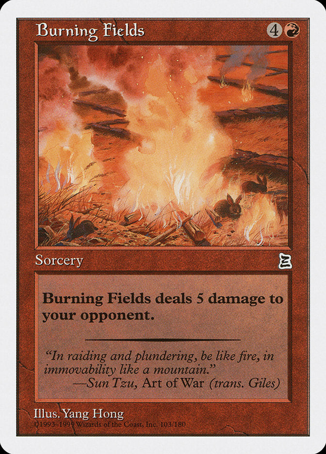 Burning Fields [Portal Three Kingdoms] | Boutique FDB TCG