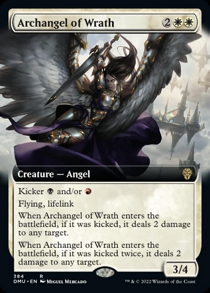 Archangel of Wrath (Extended Art) [Dominaria United] | Boutique FDB TCG