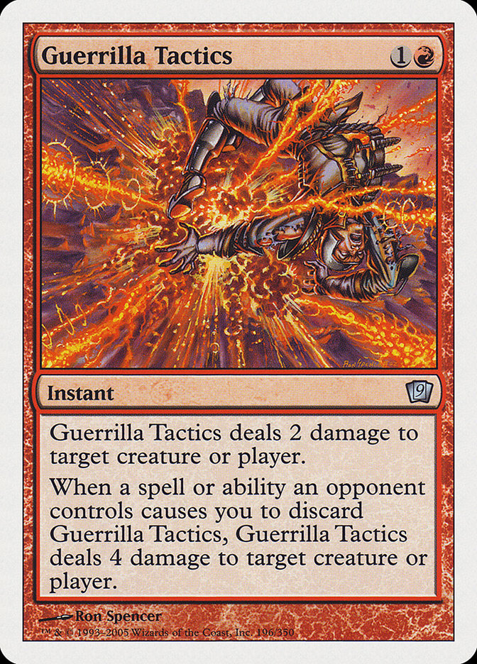 Guerrilla Tactics [Ninth Edition] | Boutique FDB TCG