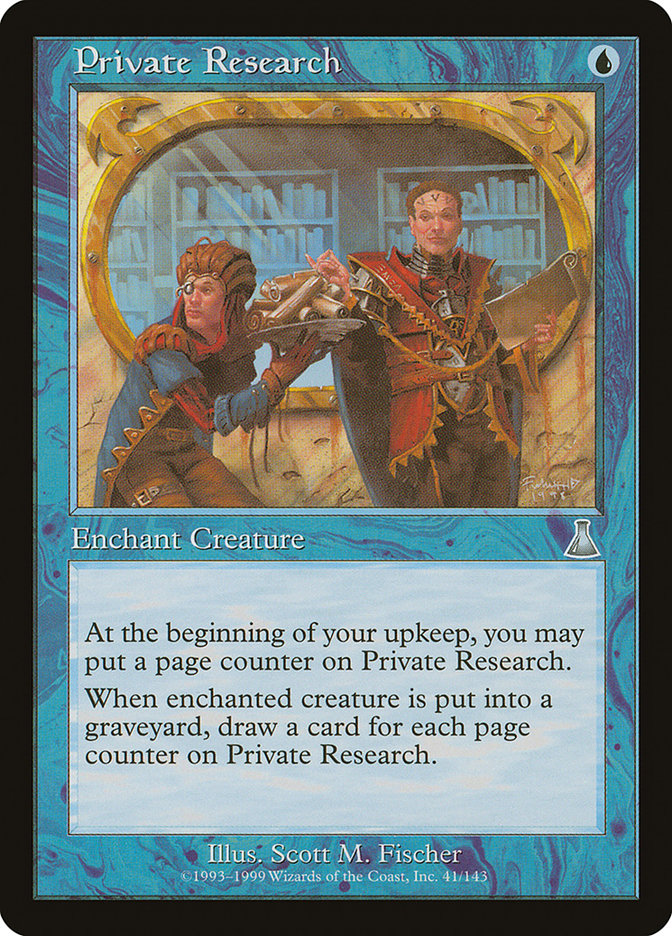 Private Research [Urza's Destiny] | Boutique FDB TCG