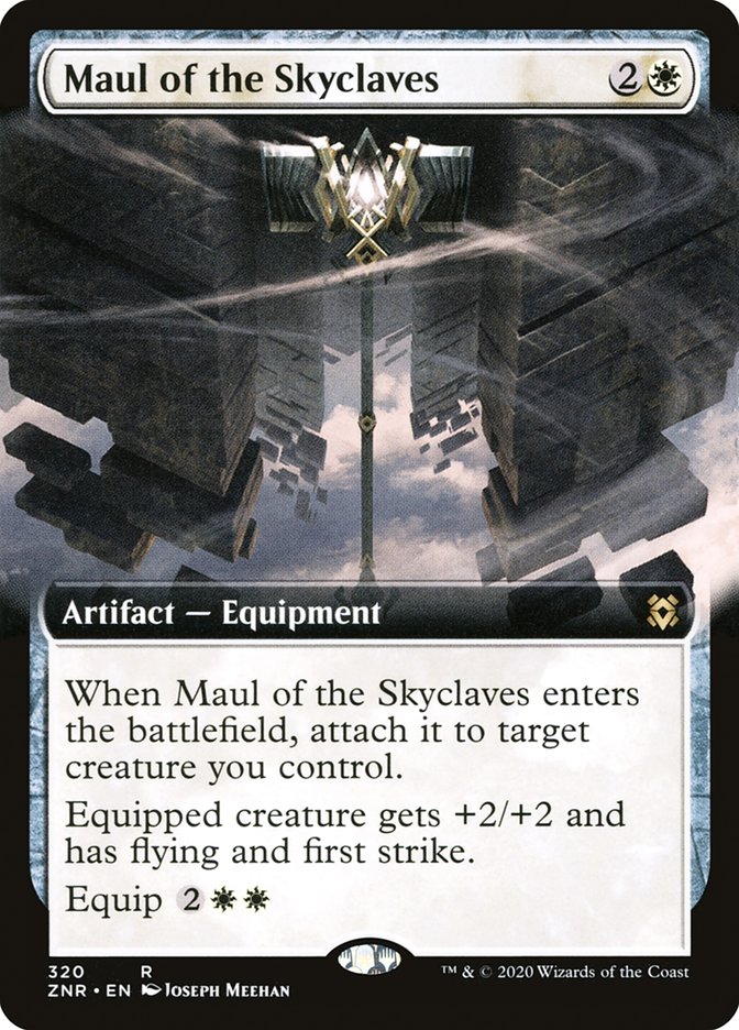 Maul of the Skyclaves (Extended Art) [Zendikar Rising] | Boutique FDB TCG