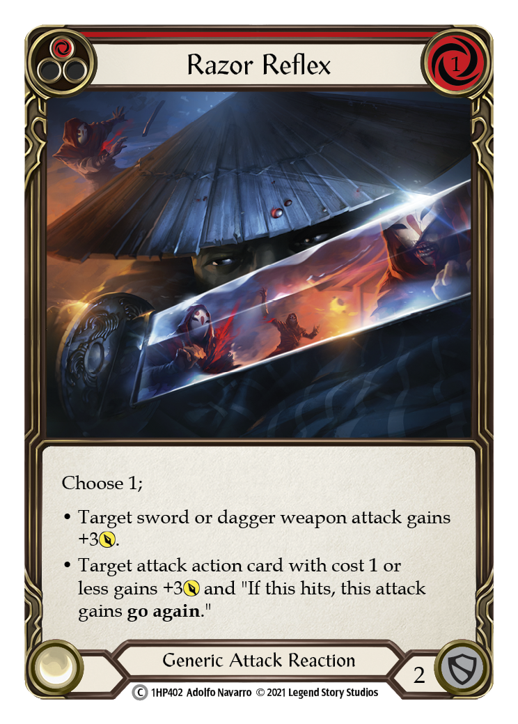 Razor Reflex (Red) [1HP402] (History Pack 1) | Boutique FDB TCG