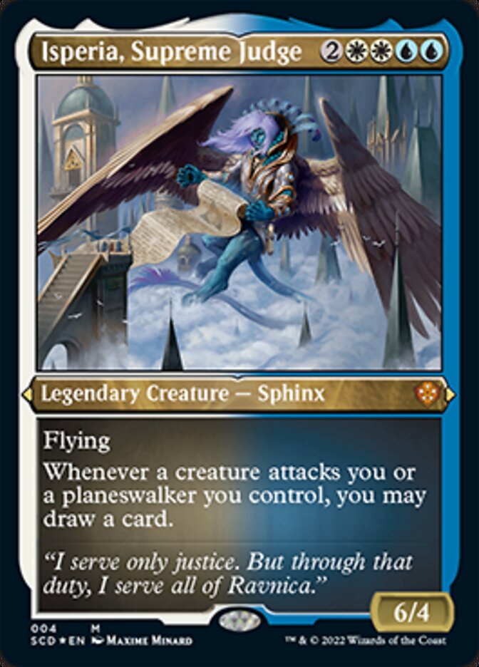 Isperia, Supreme Judge (Foil Etched) [Starter Commander Decks] | Boutique FDB TCG