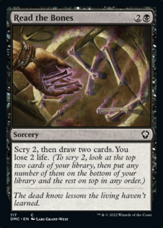 Read the Bones [Dominaria United Commander] | Boutique FDB TCG