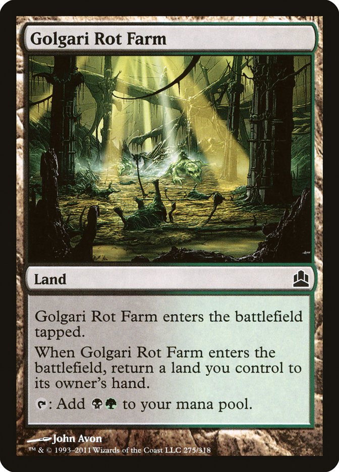 Golgari Rot Farm [Commander 2011] | Boutique FDB TCG