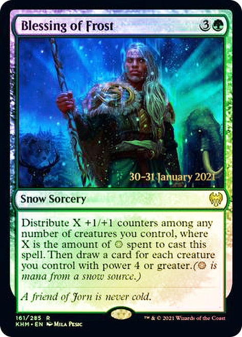 Blessing of Frost [Kaldheim Prerelease Promos] | Boutique FDB TCG