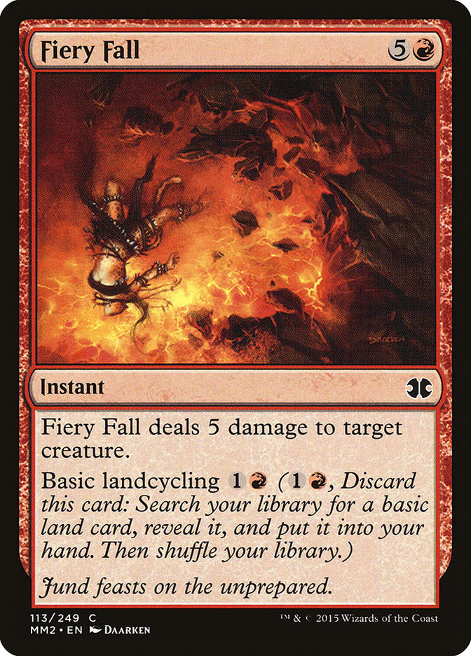 Fiery Fall [Modern Masters 2015] | Boutique FDB TCG