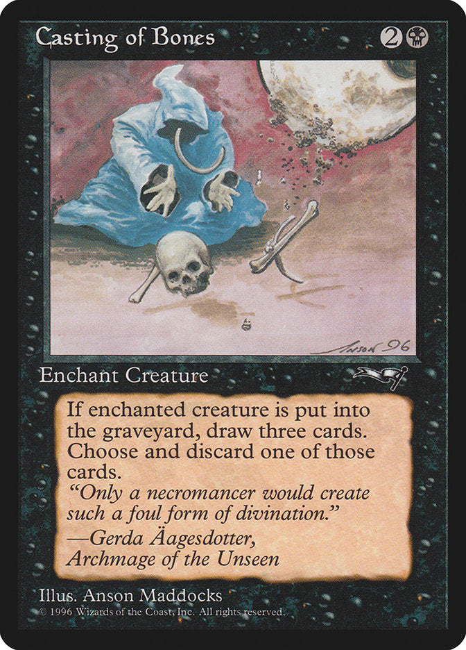 Casting of Bones (Skull on Ground) [Alliances] | Boutique FDB TCG