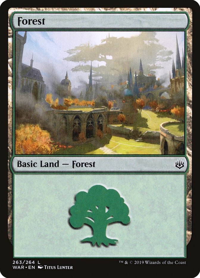 Forest (263) [War of the Spark] | Boutique FDB TCG