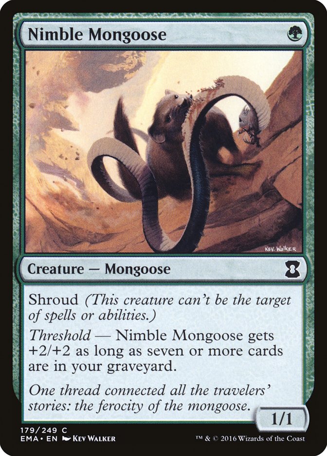 Nimble Mongoose [Eternal Masters] | Boutique FDB TCG