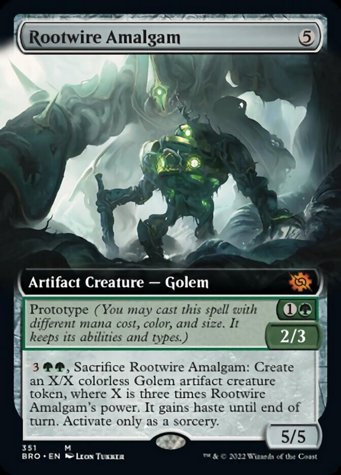 Rootwire Amalgam (Extended Art) [The Brothers' War] | Boutique FDB TCG