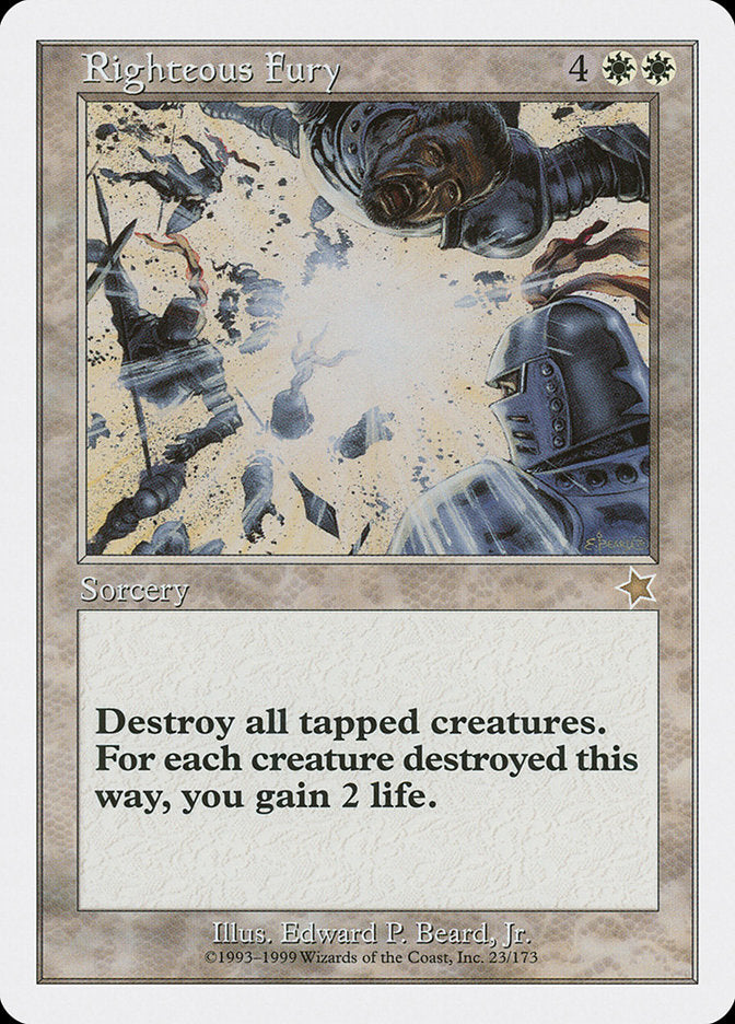 Righteous Fury [Starter 1999] | Boutique FDB TCG