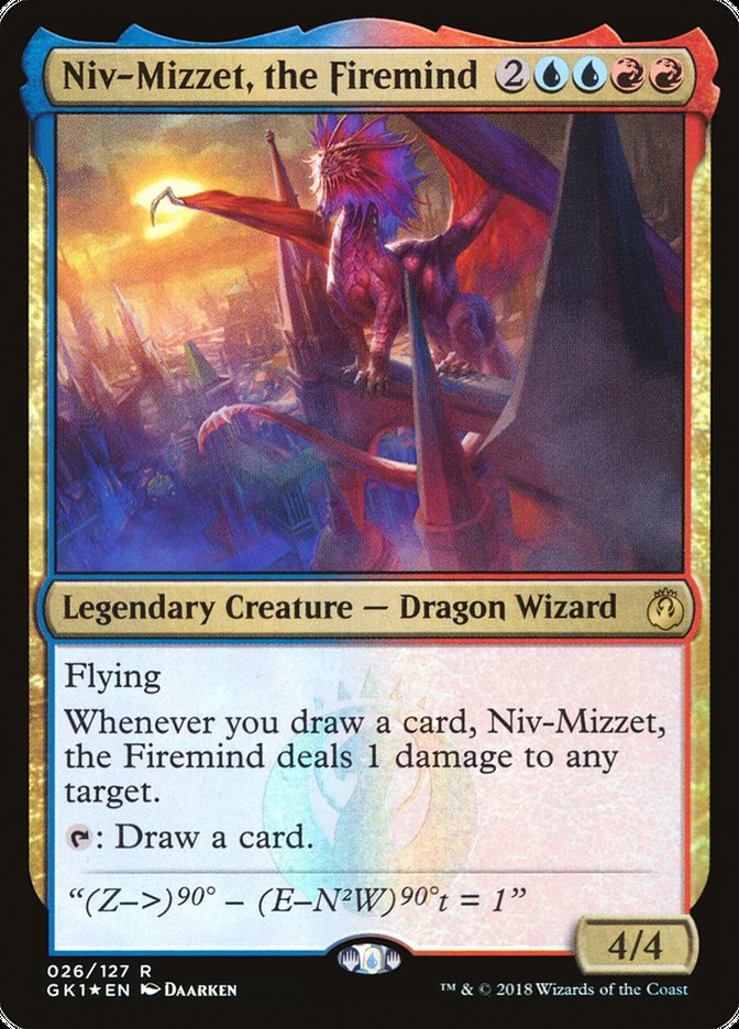 Niv-Mizzet, the Firemind [Guilds of Ravnica Guild Kit] | Boutique FDB TCG