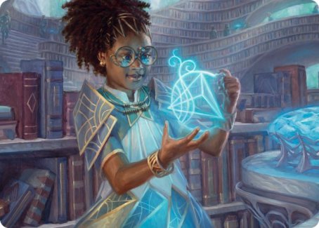 Zimone, Quandrix Prodigy Art Card [Strixhaven: School of Mages Art Series] | Boutique FDB TCG