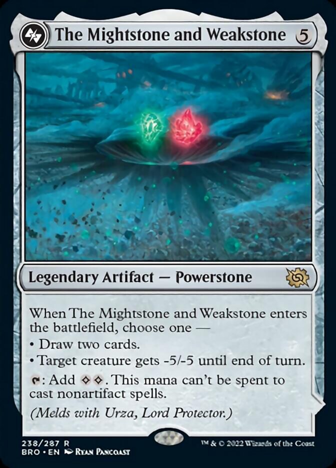 The Mightstone and Weakstone [The Brothers' War] | Boutique FDB TCG
