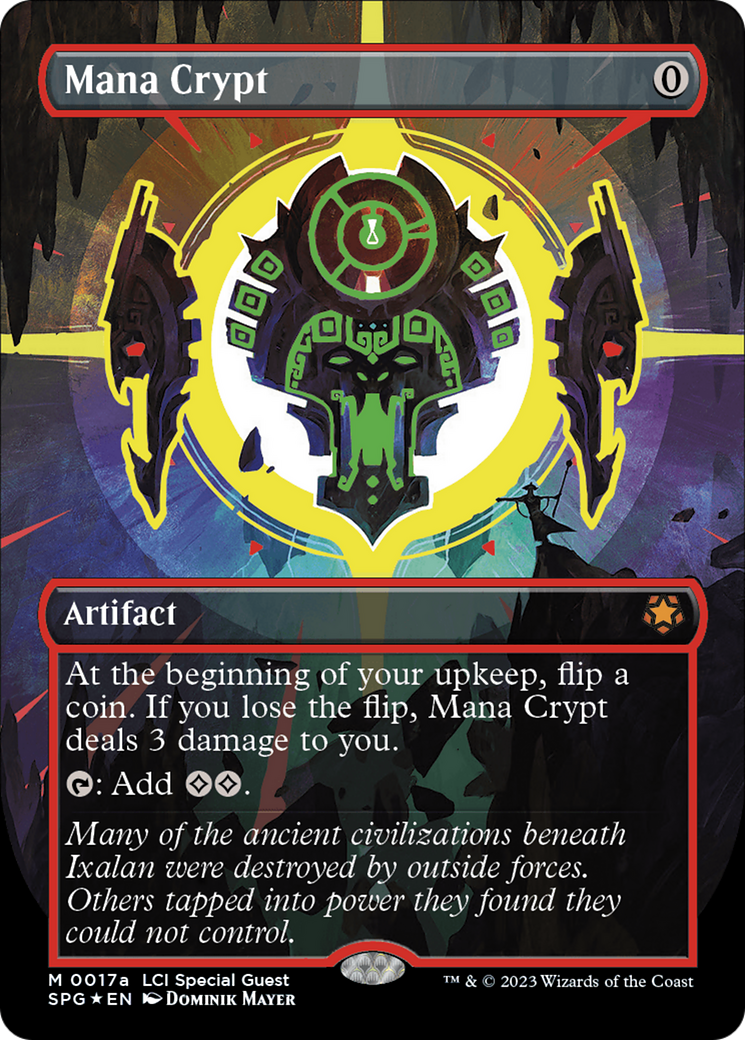 Mana Crypt (0017a) (Borderless) [The Lost Caverns of Ixalan Special Guests] | Boutique FDB TCG