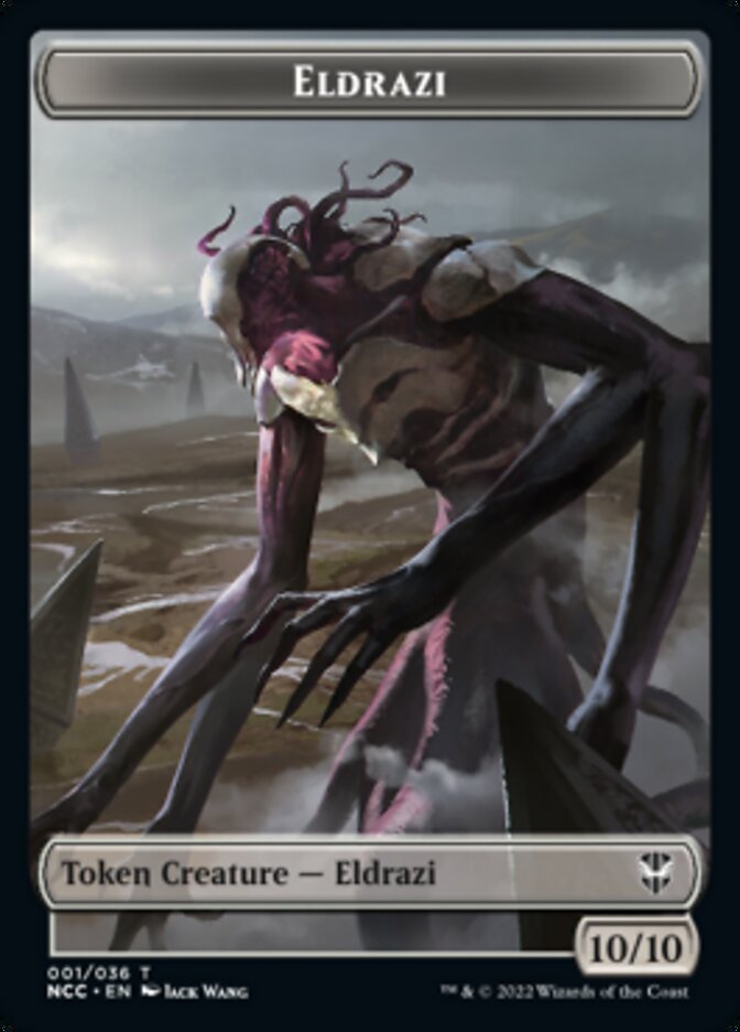 Eldrazi // Human Soldier Double-Sided Token [Streets of New Capenna Commander Tokens] | Boutique FDB TCG