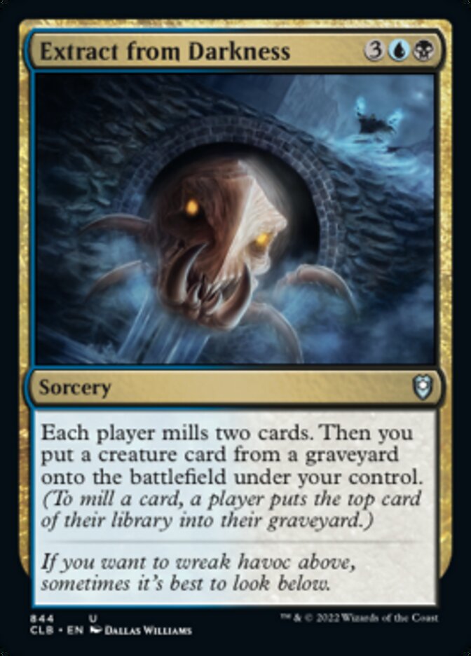 Extract from Darkness [Commander Legends: Battle for Baldur's Gate] | Boutique FDB TCG